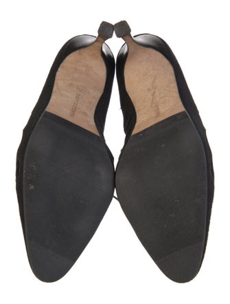 Manolo Blahnik Gongola Suede Pumps