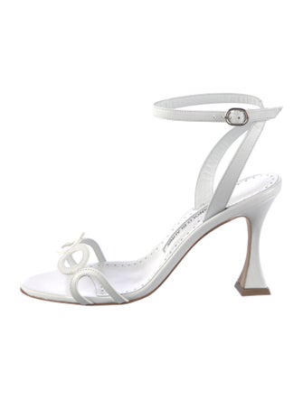 Manolo Blahnik Leather Sandals
