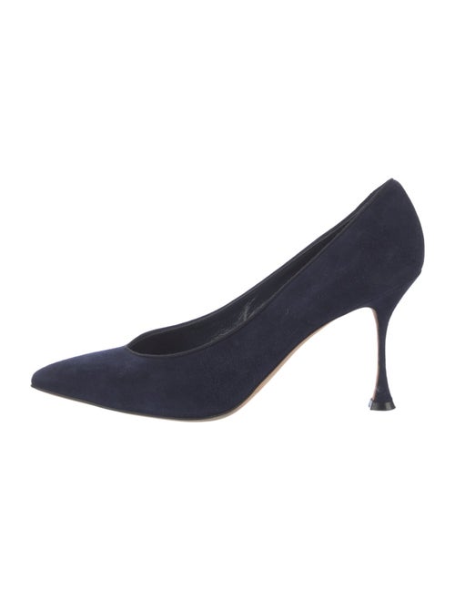 Manolo Blahnik Elydea Suede Pumps