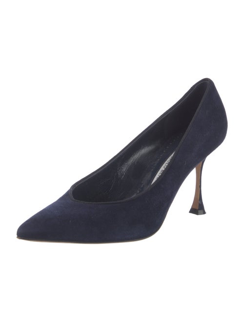 Manolo Blahnik Elydea Suede Pumps