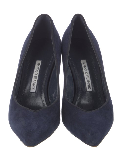 Manolo Blahnik Elydea Suede Pumps