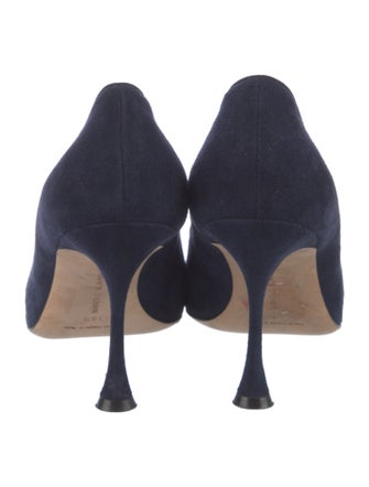 Manolo Blahnik Elydea Suede Pumps