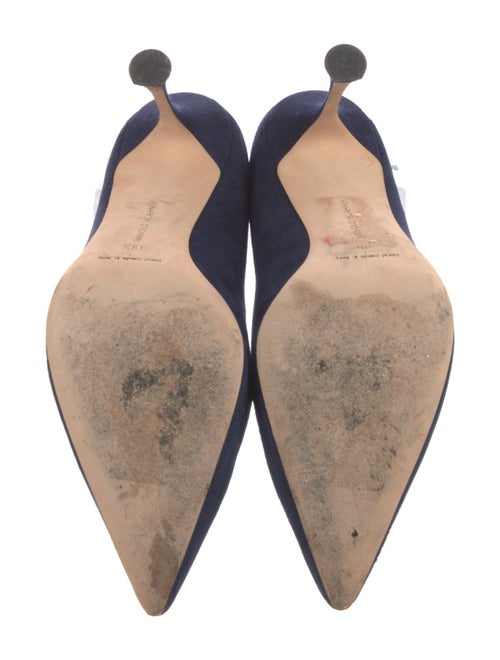 Manolo Blahnik Elydea Suede Pumps