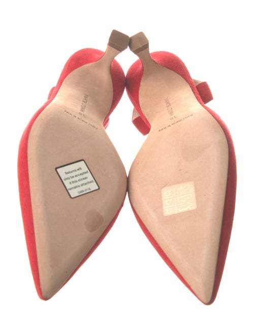 Manolo Blahnik Carolyne Suede Slingback Pumps