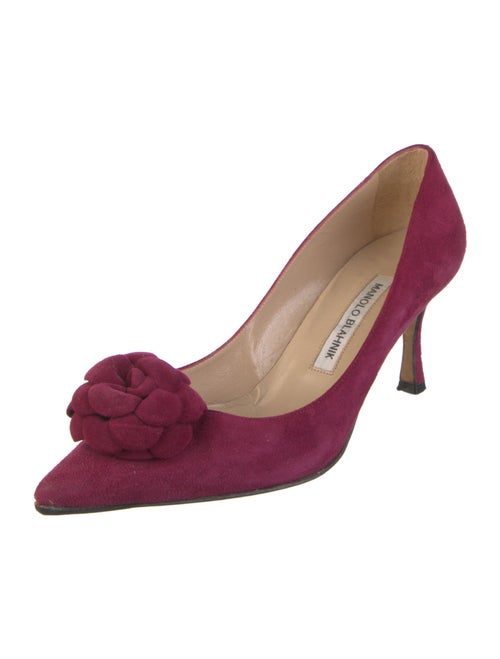 Manolo Blahnik Suede Pumps