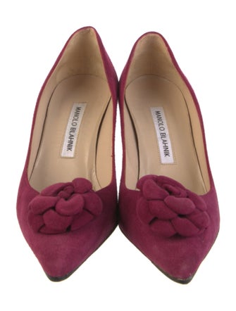 Manolo Blahnik Suede Pumps