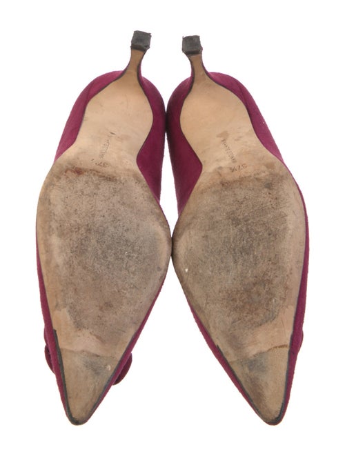 Manolo Blahnik Suede Pumps