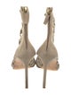 Manolo Blahnik Suede Cutout Accent Sandals