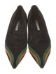 Manolo Blahnik Getax Suede Flats