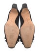 Manolo Blahnik Crepe De Chine Suede Pumps