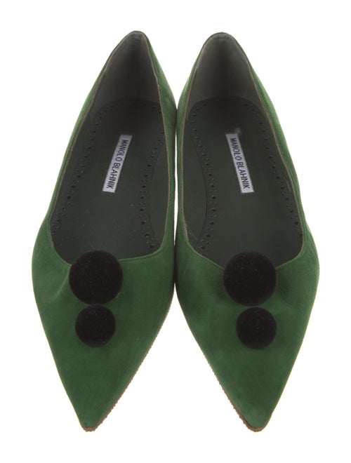 Manolo Blahnik Suede Pumps