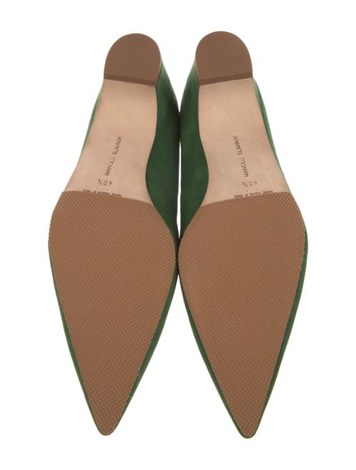 Manolo Blahnik Suede Pumps