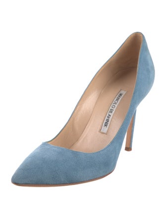 Manolo Blahnik Suede Pumps