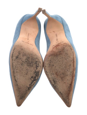 Manolo Blahnik Suede Pumps