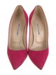 Manolo Blahnik Suede Pumps