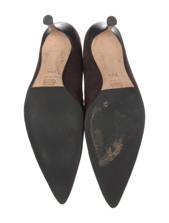 Manolo Blahnik Osmaclo Suede Pumps
