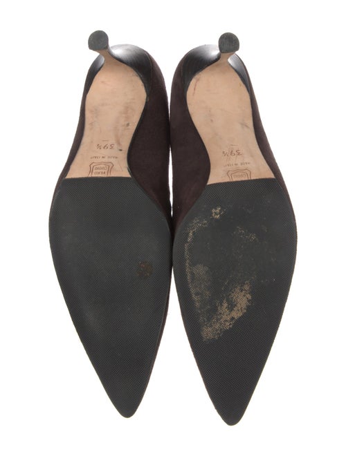 Manolo Blahnik Osmaclo Suede Pumps