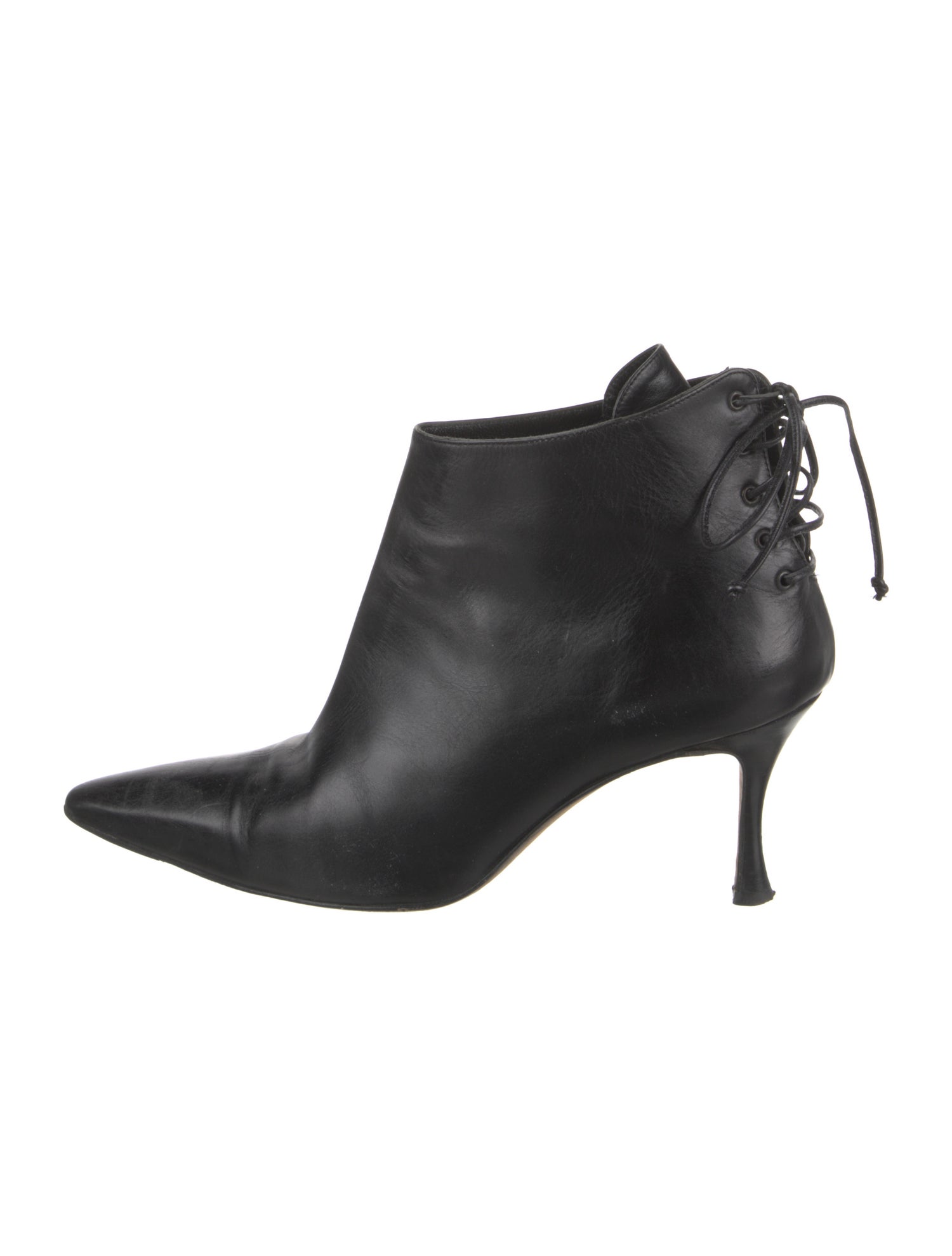 Manolo Blahnik Leather Boots