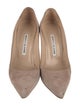 Manolo Blahnik Suede Pumps