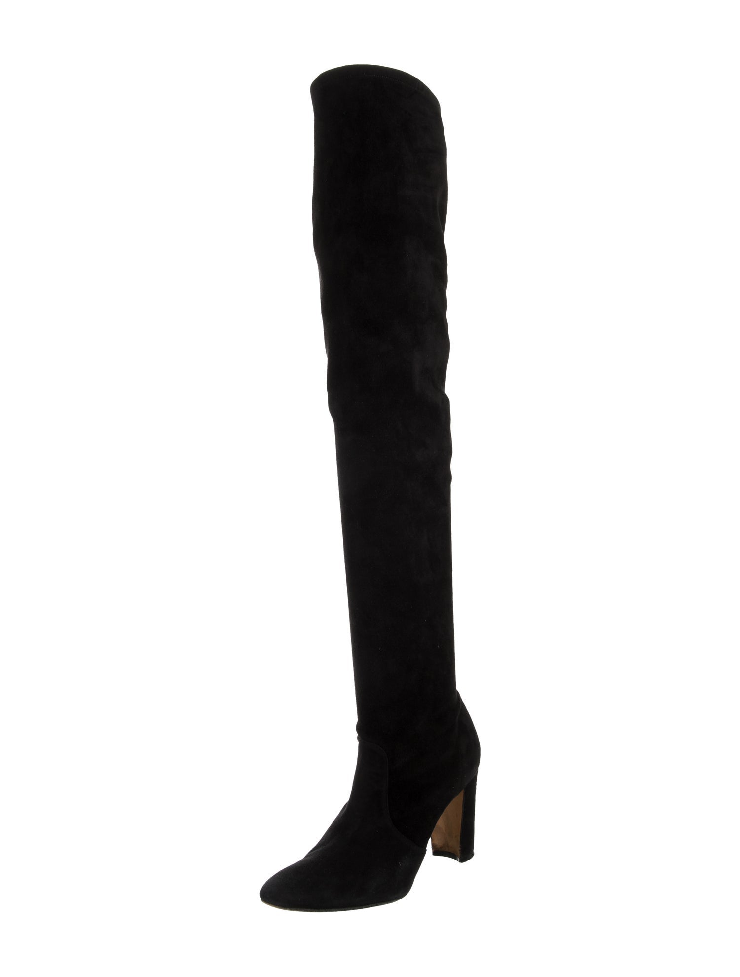 Manolo Blahnik Suede Sock Boots