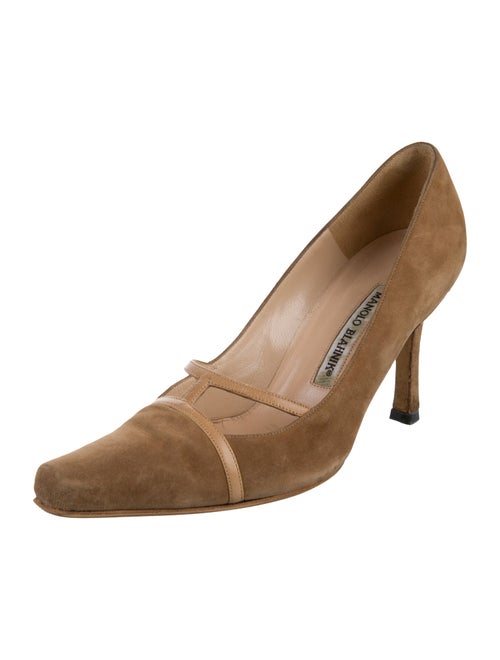 Manolo Blahnik Suede Pumps
