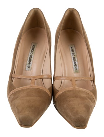 Manolo Blahnik Suede Pumps
