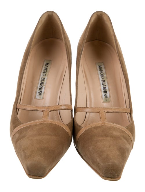 Manolo Blahnik Suede Pumps