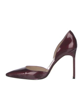 Manolo Blahnik Patent Leather D'Orsay Pumps
