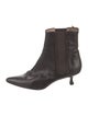 Manolo Blahnik Leather Chelsea Boots