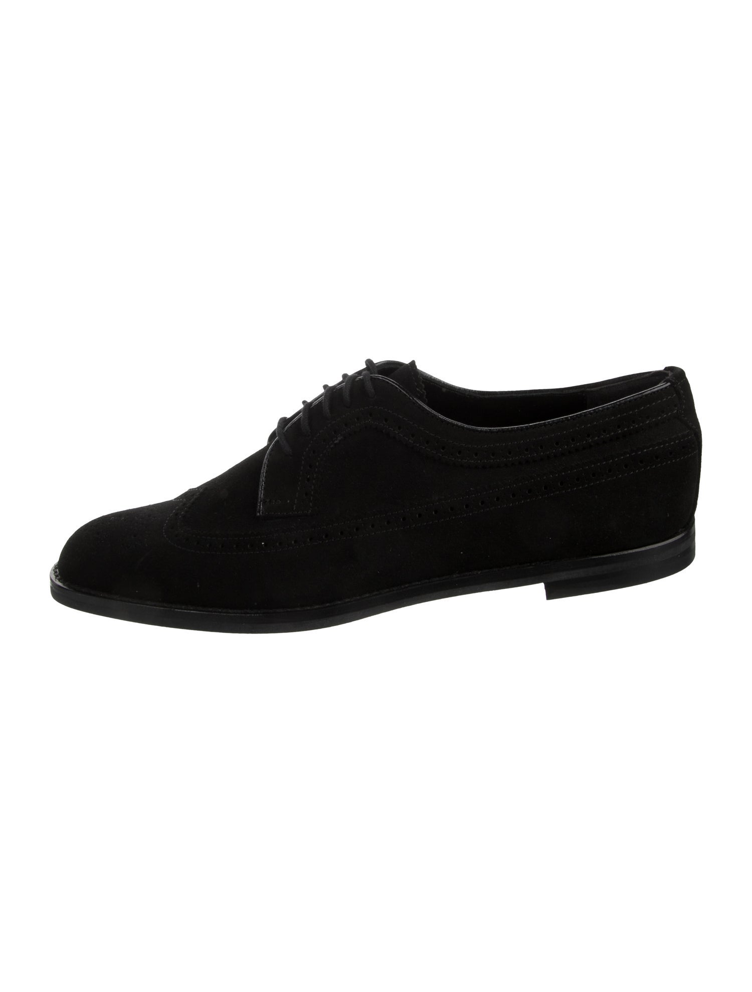 Manolo Blahnik Suede Oxfords