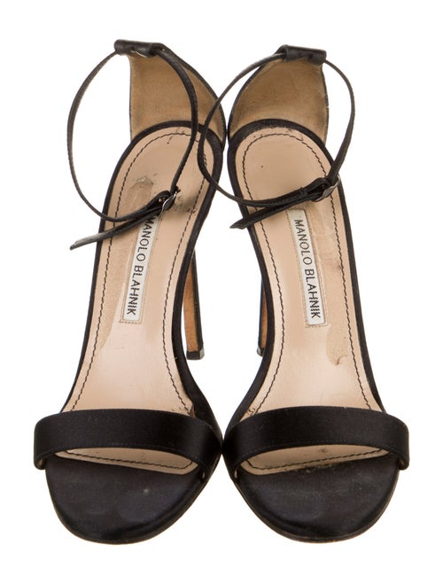 Manolo Blahnik Suede Sandals