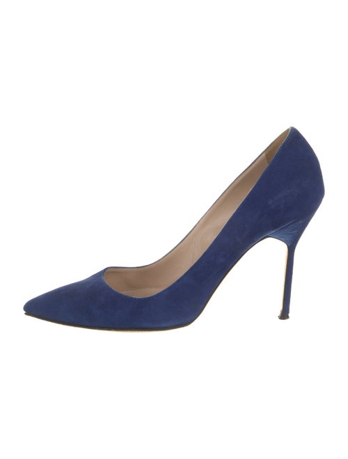 Manolo Blahnik Suede Pumps