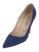 Manolo Blahnik Suede Pumps
