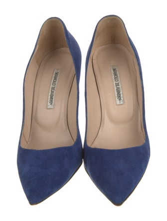 Manolo Blahnik Suede Pumps