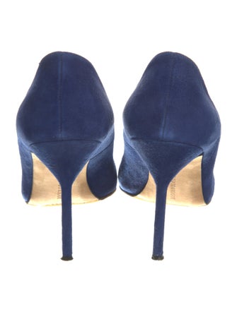 Manolo Blahnik Suede Pumps