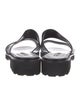 Manolo Blahnik Leather Slides