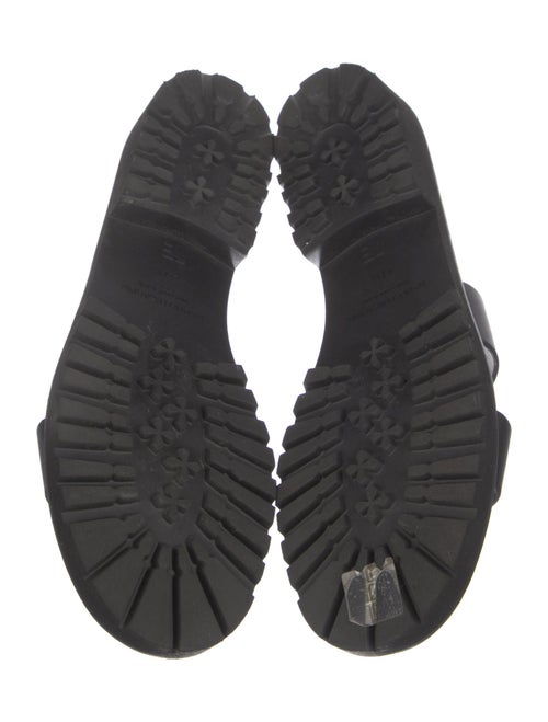 Manolo Blahnik Leather Slides