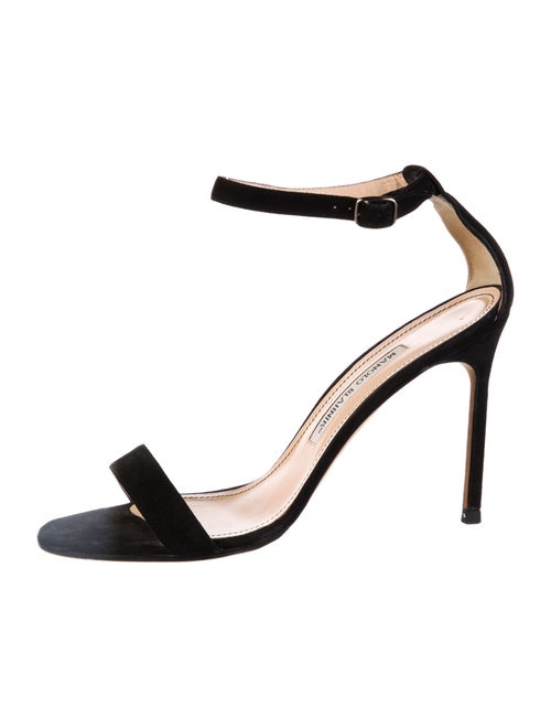 Manolo Blahnik Suede Sandals
