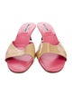 Manolo Blahnik Patent Leather Slides