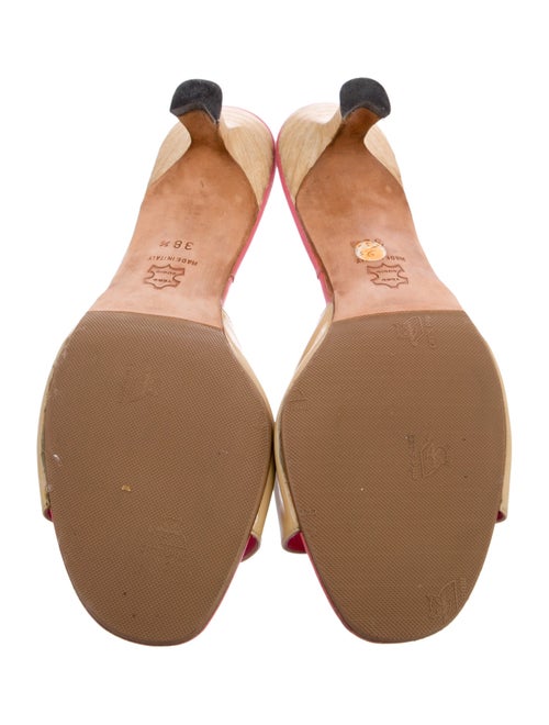 Manolo Blahnik Patent Leather Slides