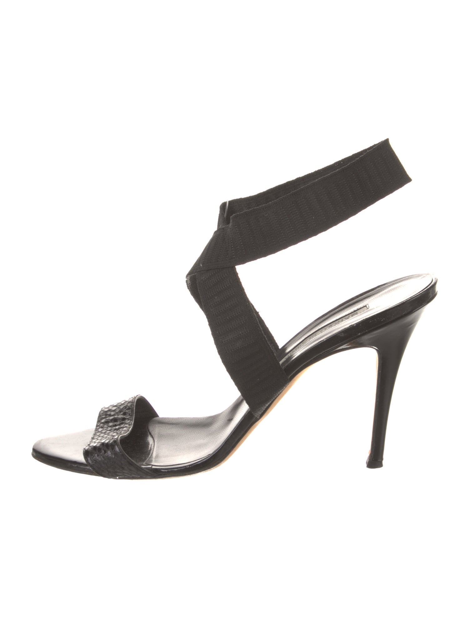 Manolo Blahnik Leather Slingback Sandals