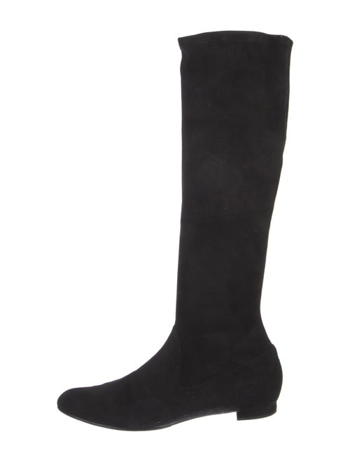 Manolo Blahnik Suede Riding Boots