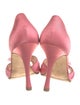 Manolo Blahnik Satin D'Orsay Pumps