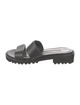 Manolo Blahnik Leather Slides