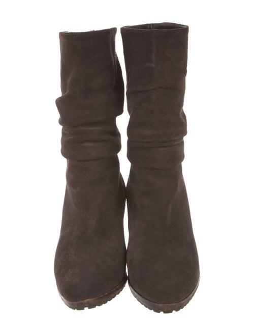 Manolo Blahnik Suede Boots