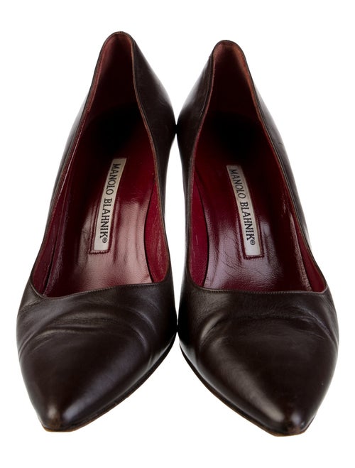 Manolo Blahnik Leather Pumps