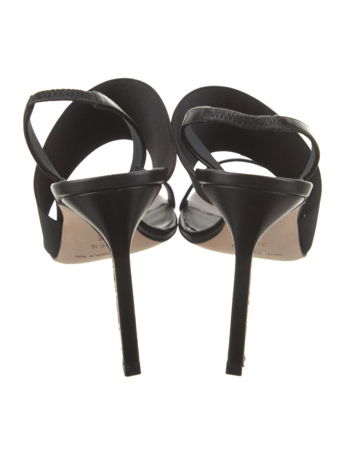 Manolo Blahnik Leather Slingback Sandals