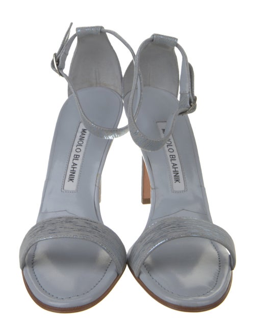 Manolo Blahnik Suede Sandals