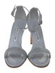 Manolo Blahnik Suede Sandals