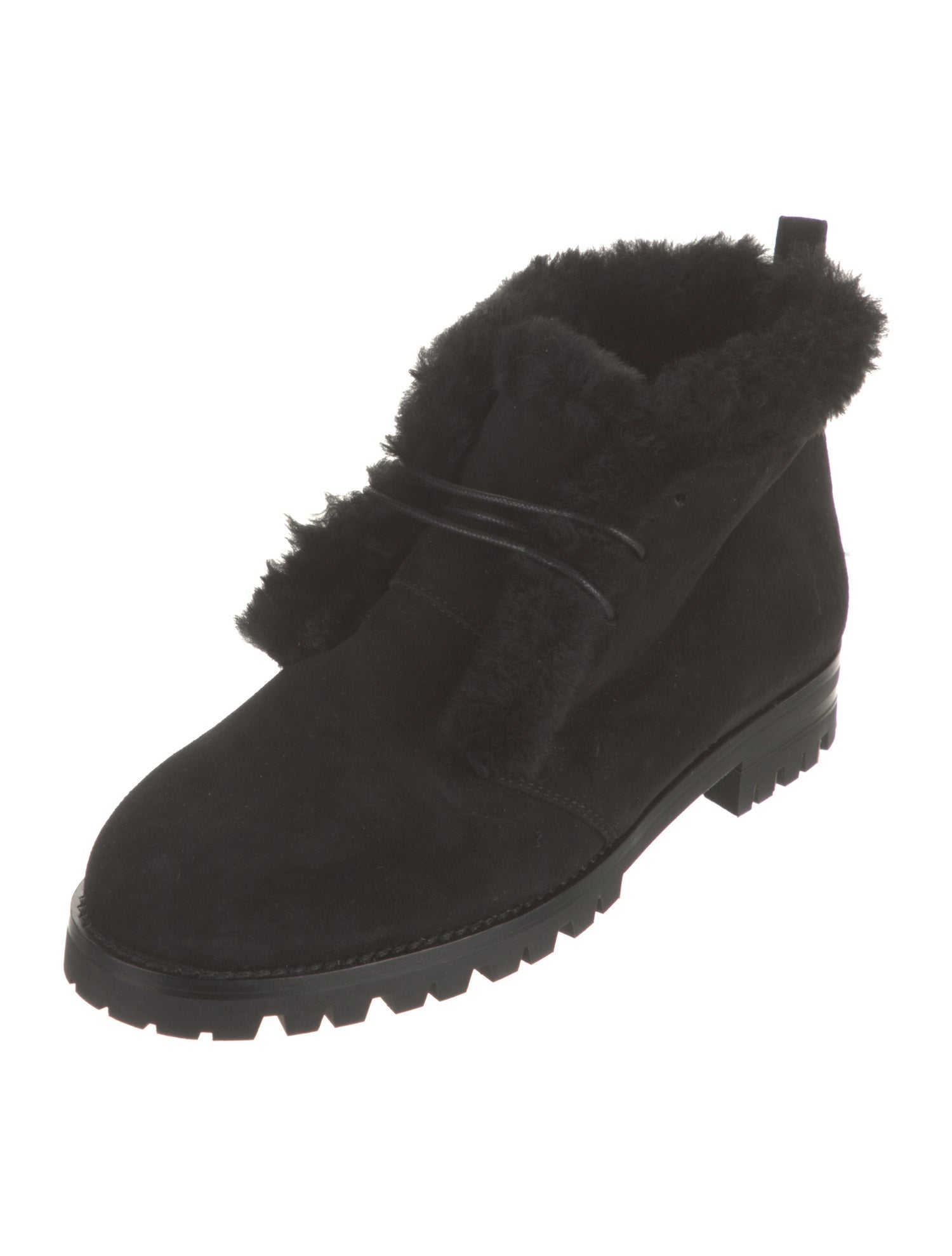 Manolo Blahnik Mircusies Suede Lace-Up Boots